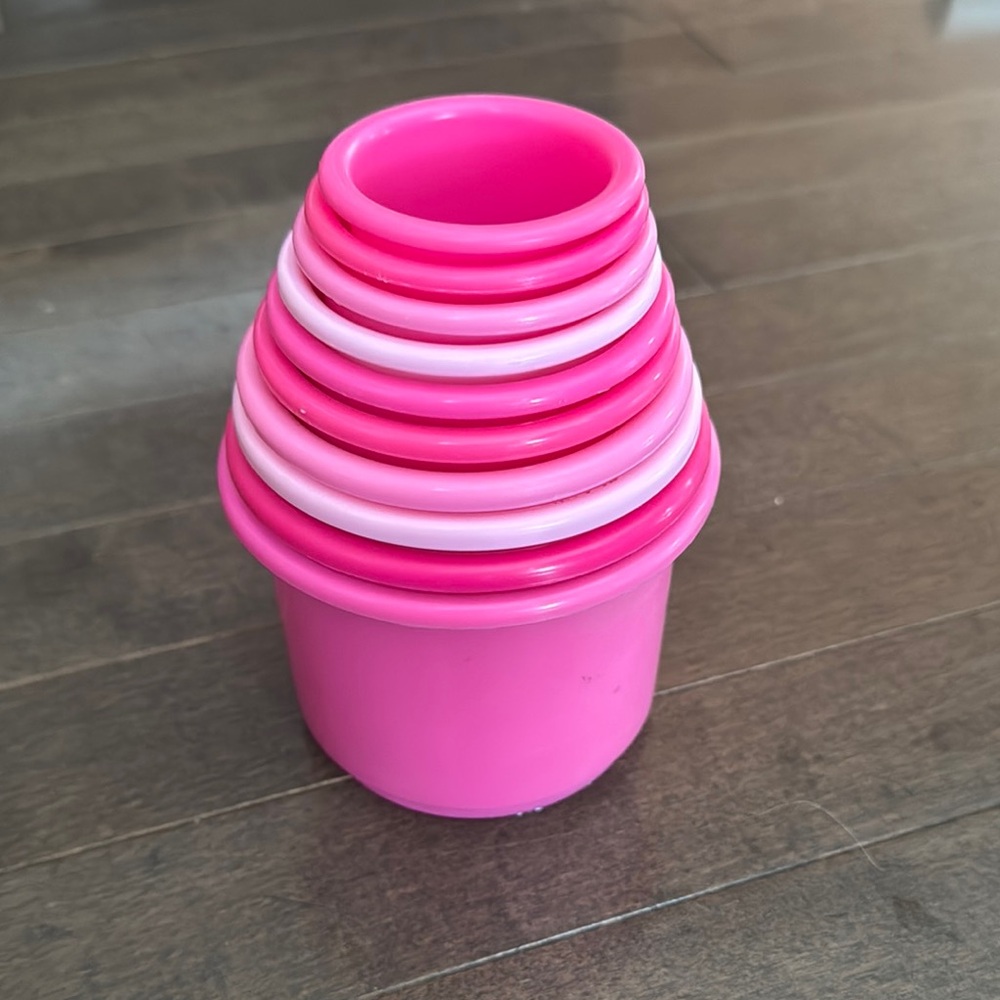 Pink Stacking Cups